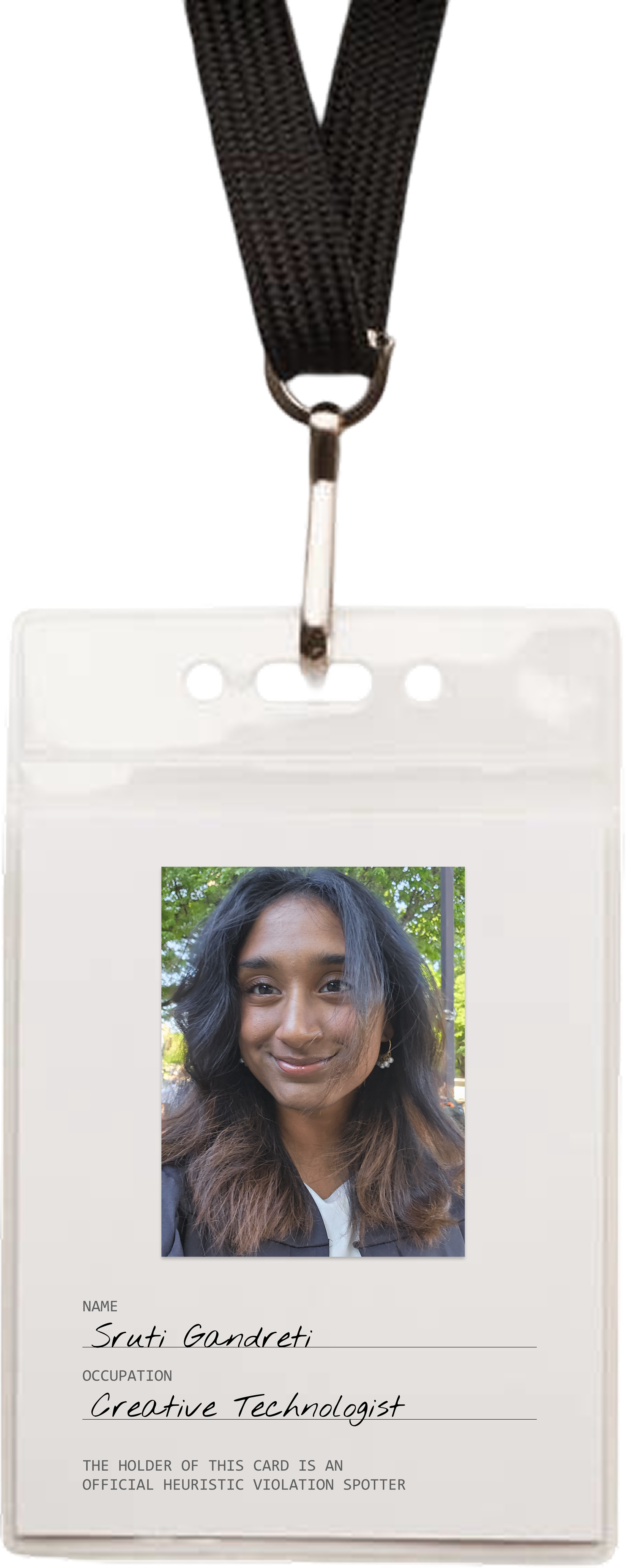 Sruti Gandreti — Creative Technologist badge