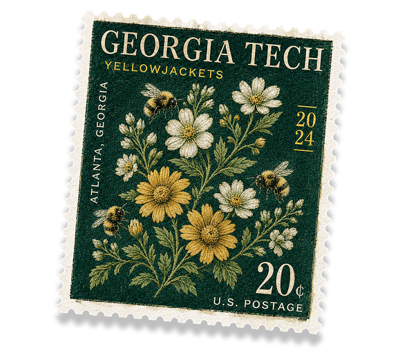 Georgia Tech 2024 stamp